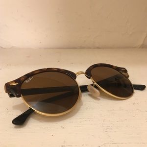 Tortoise Clubmaster Classic RayBan’s Sunglasses